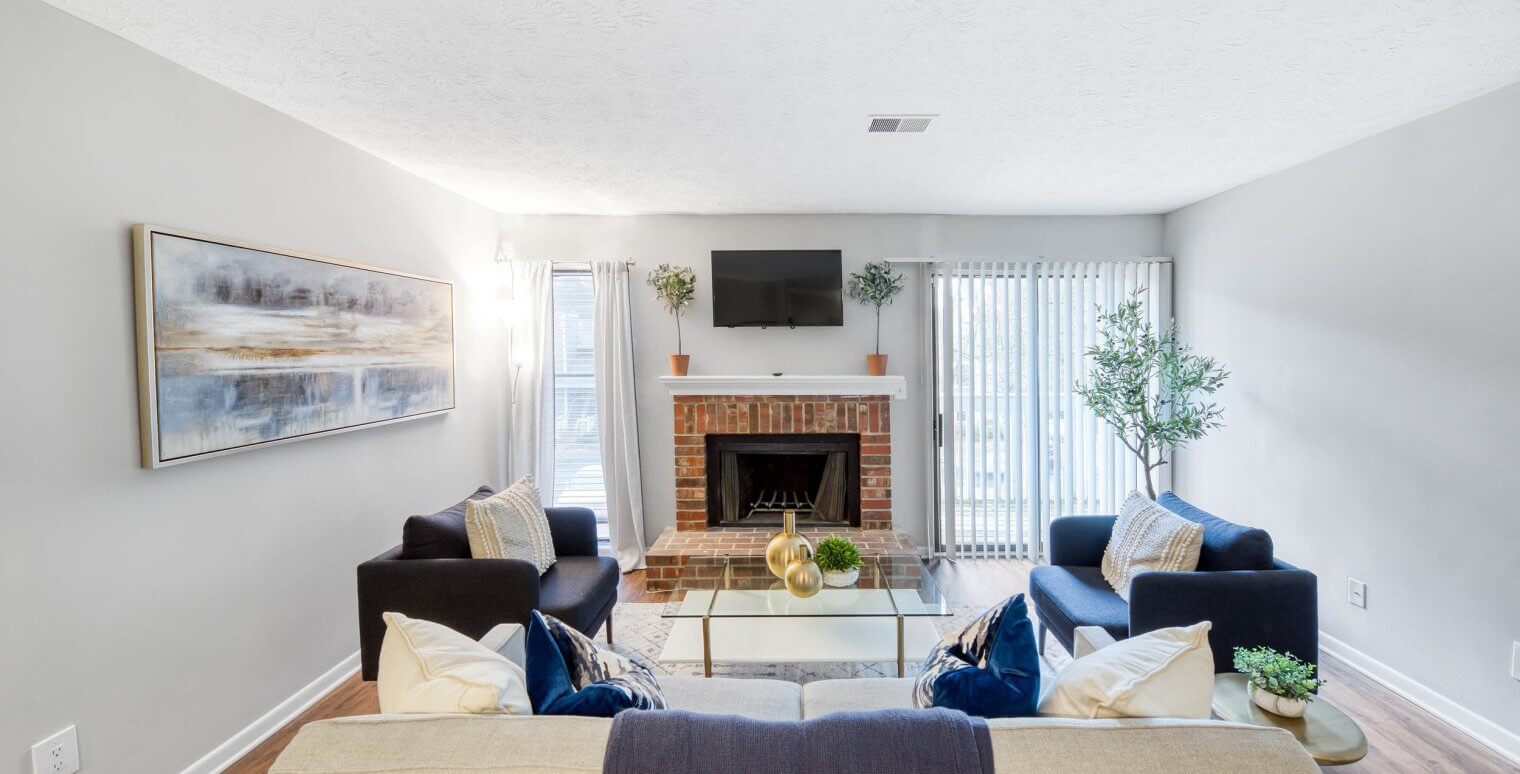 living room at midwood gardens stone mountain ga apartments for rent